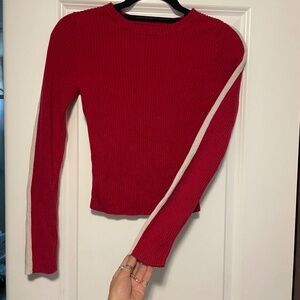 Stripe Sleeve Sweater